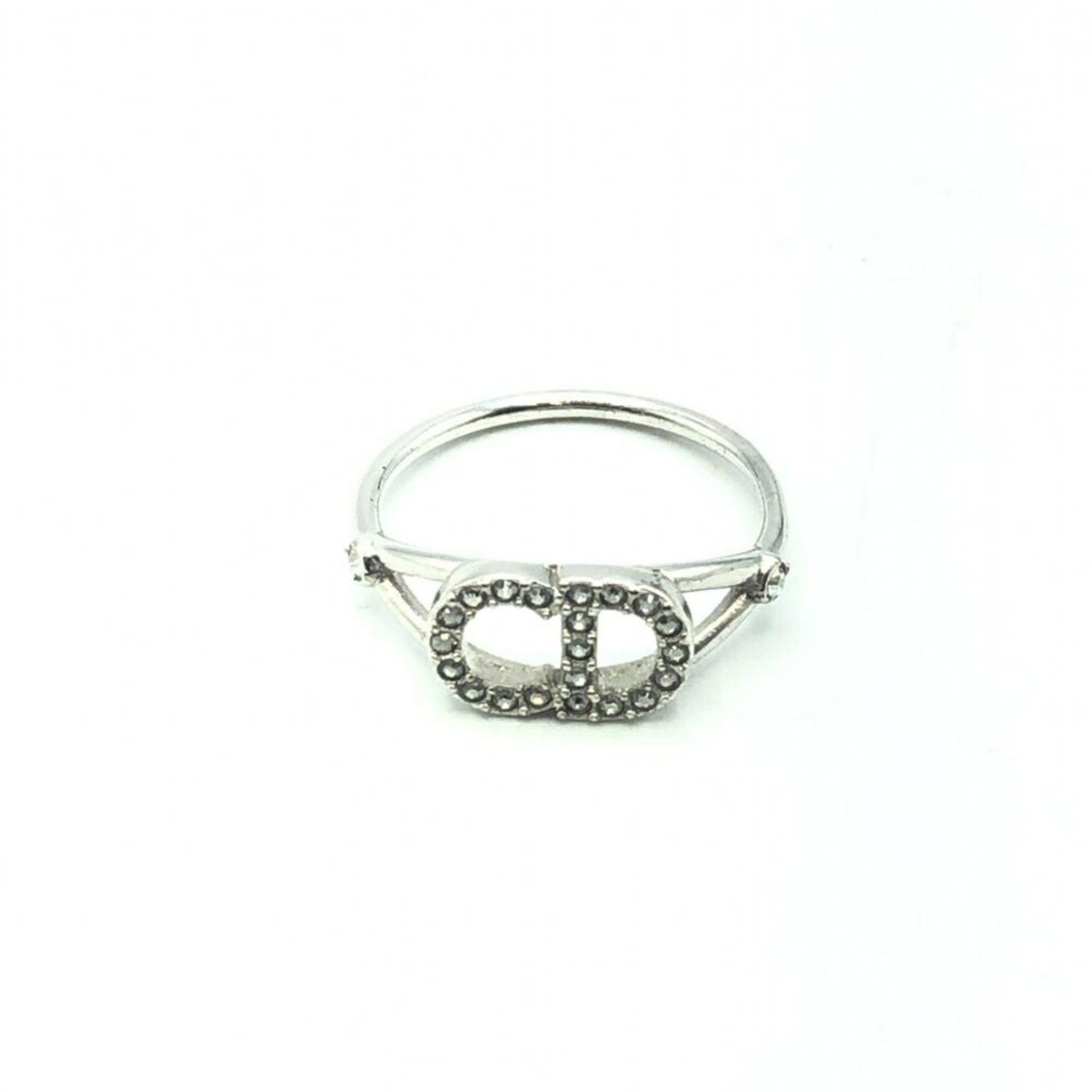 image of Christian Dior Clair D Lune Ring Silver Size M, Women's