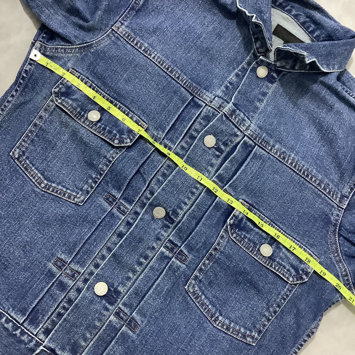 Uniqlo Uniqlo Trucker Denim Jacket Type 2 Size US S / EU 44-46 / 1 - 10 Thumbnail