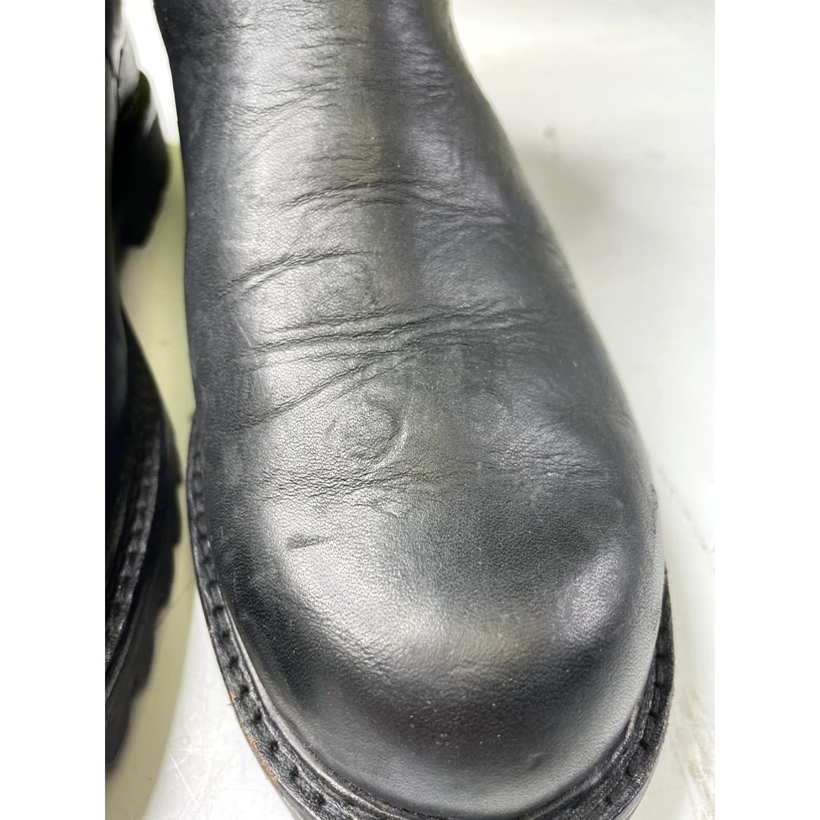 Polo Ralph Lauren VINTAGE Polo Ralph Lauren Fleetlands Black Leather Boots Chukka Buckle Strap Mens 11D Leather Upper Outsole Adjustable Strap Boots Mens Black 11D Size US L / EU 52-54 / 3 - 5 Thumbnail