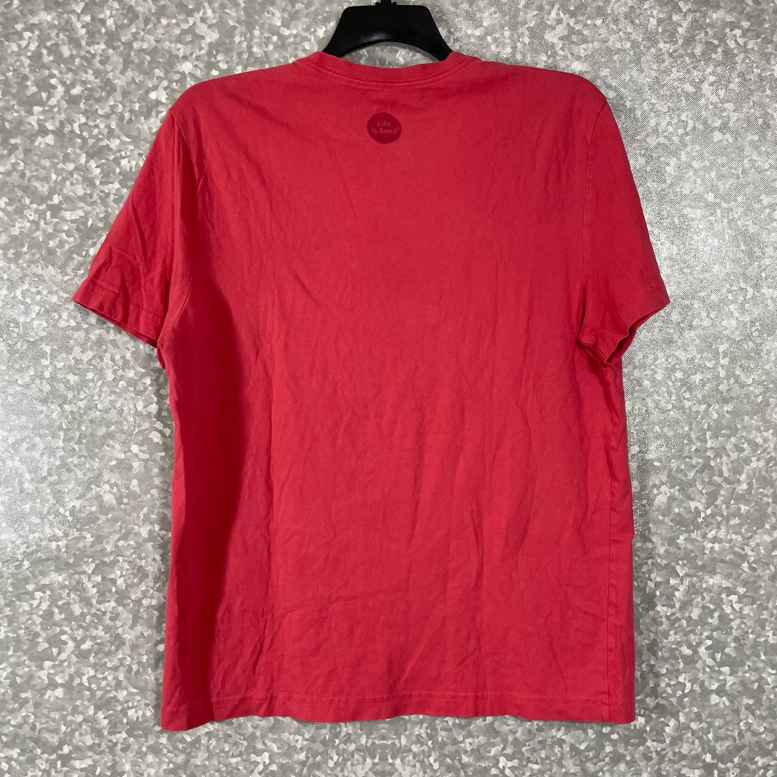 Life is Good Life is Good Men's Red Short Sleeve Crusher Tee - Size XL Size US XL / EU 56 / 4 - 8 Thumbnail