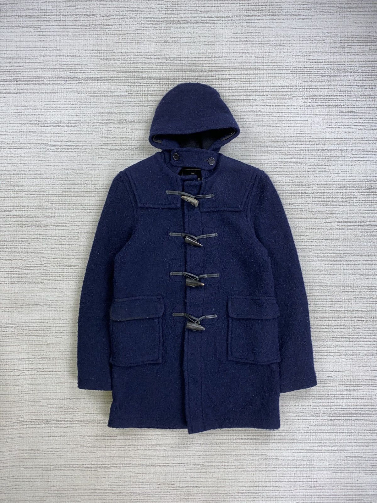 Gloverall Vintage 90s Gloverall Duffle Over Coat Hoodie Jacket Size US S / EU 44-46 / 1 - 1 Thumbnail