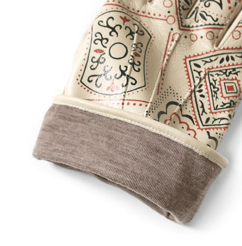 Kapital Leather COOKIE bandana glove Size ONE SIZE - 5 Thumbnail