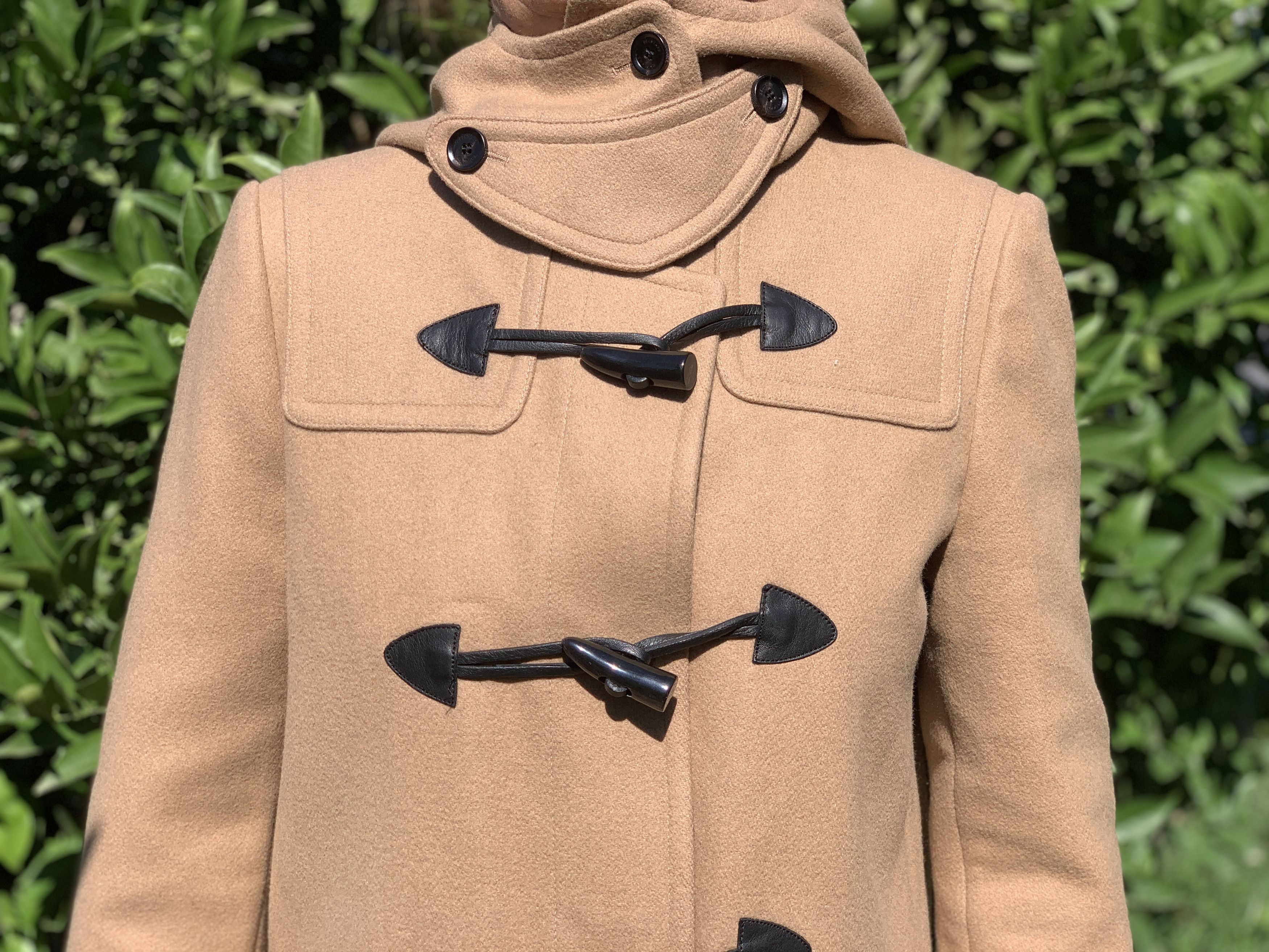 Belstaff Belstaff Camel Wool Duffle Coat Hooded Leather Size 42 Size M / US 6-8 / IT 42-44 - 2 Thumbnail