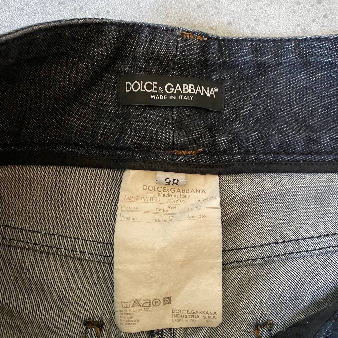 Dolce & Gabbana × Vintage 2007 Dolce & Gabbana Vintage Denim Jeans Size 26" / US 2 / IT 38 - 9 Thumbnail