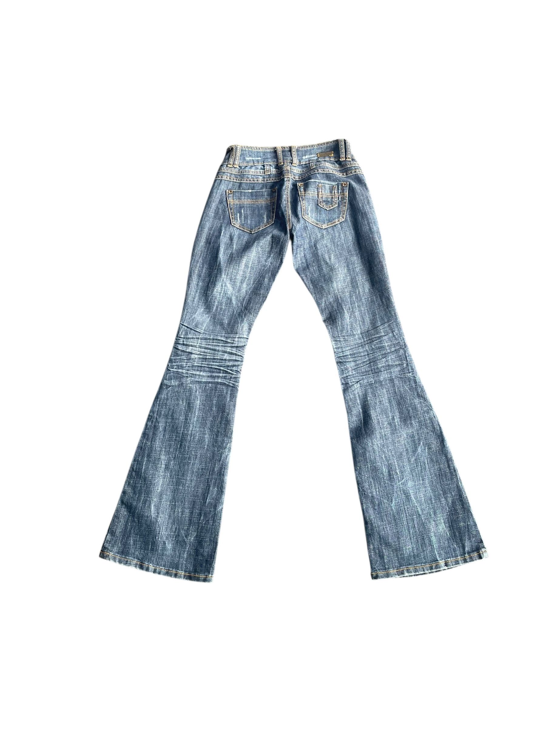 Almost Famous Japan Almost Famous Flare Distresed Jeans Size 29" - 4 Thumbnail