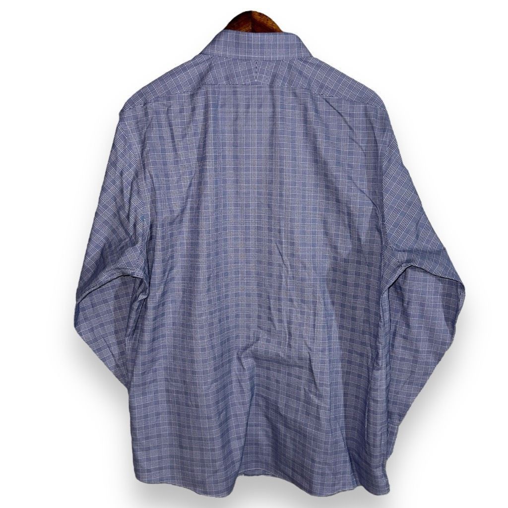 Brooks Brothers Brooks Brothers Navy Non-Iron Dress Shirt XL 17 33 Size US XL / EU 56 / 4 - 7 Thumbnail