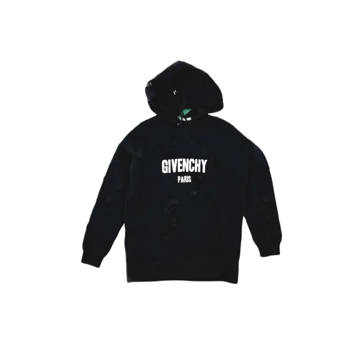 Givenchy Givenchy Logo Print Long-Sleeve Hooded Sweatshirt Size US XS / EU 42 / 0 - 1 Thumbnail
