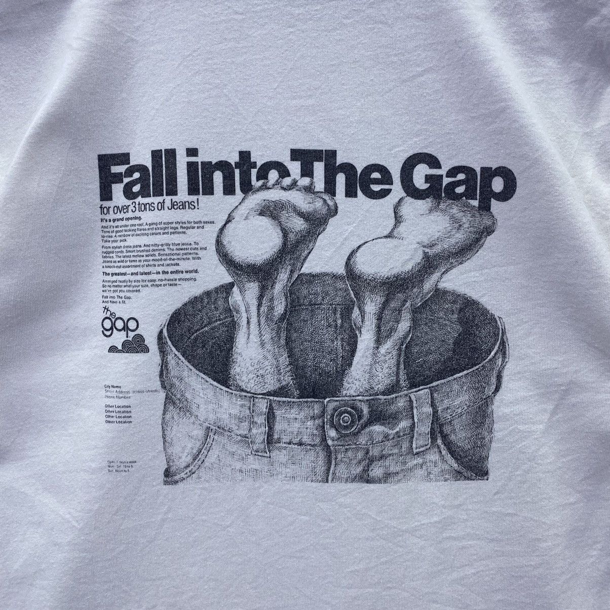 Gap × Vintage Vintage GAP ‘ Fall Into The Gap’ Size US S / EU 44-46 / 1 - 2 Thumbnail