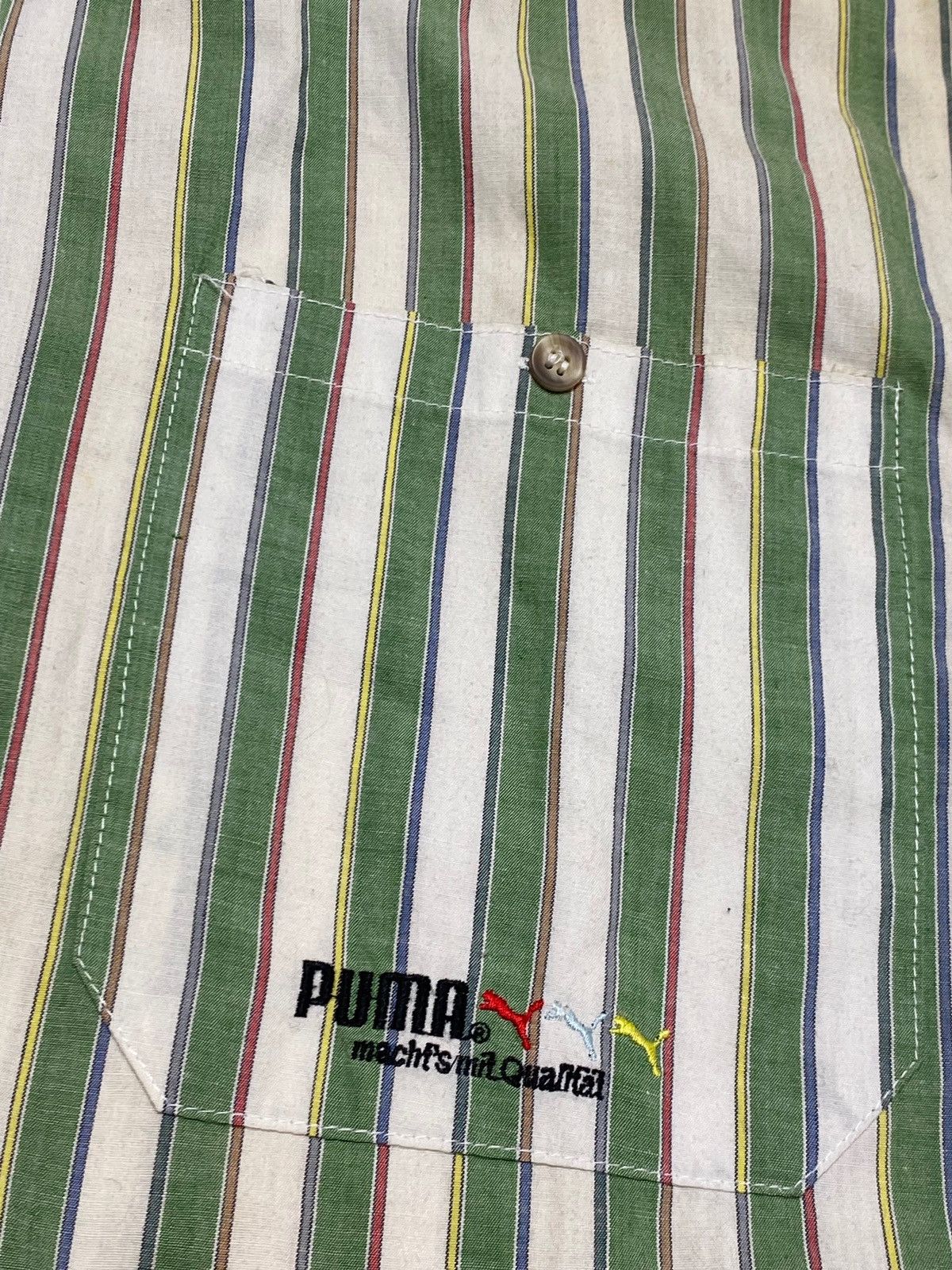 Puma 90s Vintage PUMA Tailored For Sport Crazy Button Up Size US L / EU 52-54 / 3 - 3 Thumbnail
