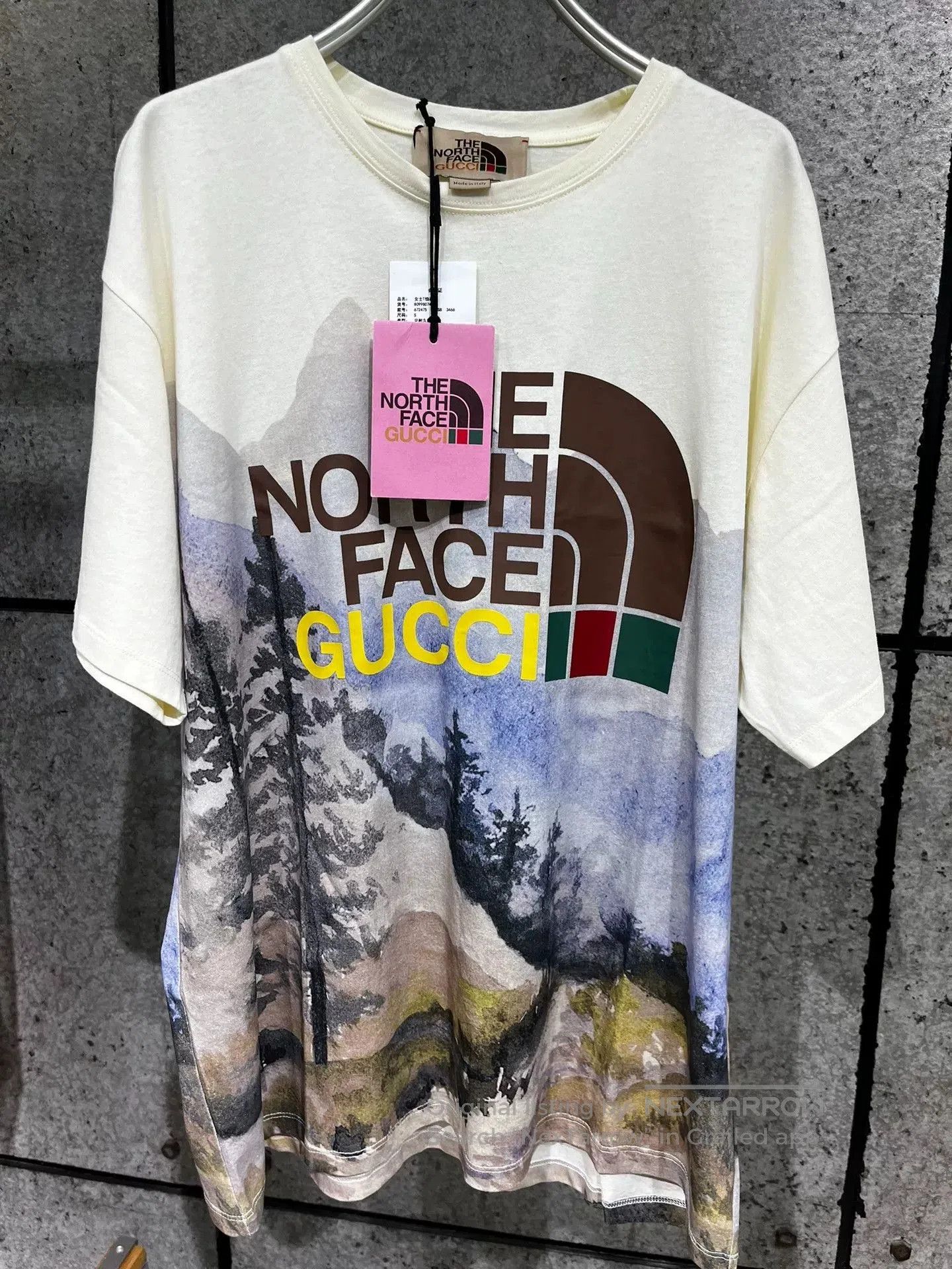 Gucci Gucci TNF Landscape Short Sleeve Tee. Size US S / EU 44-46 / 1 - 1 Thumbnail