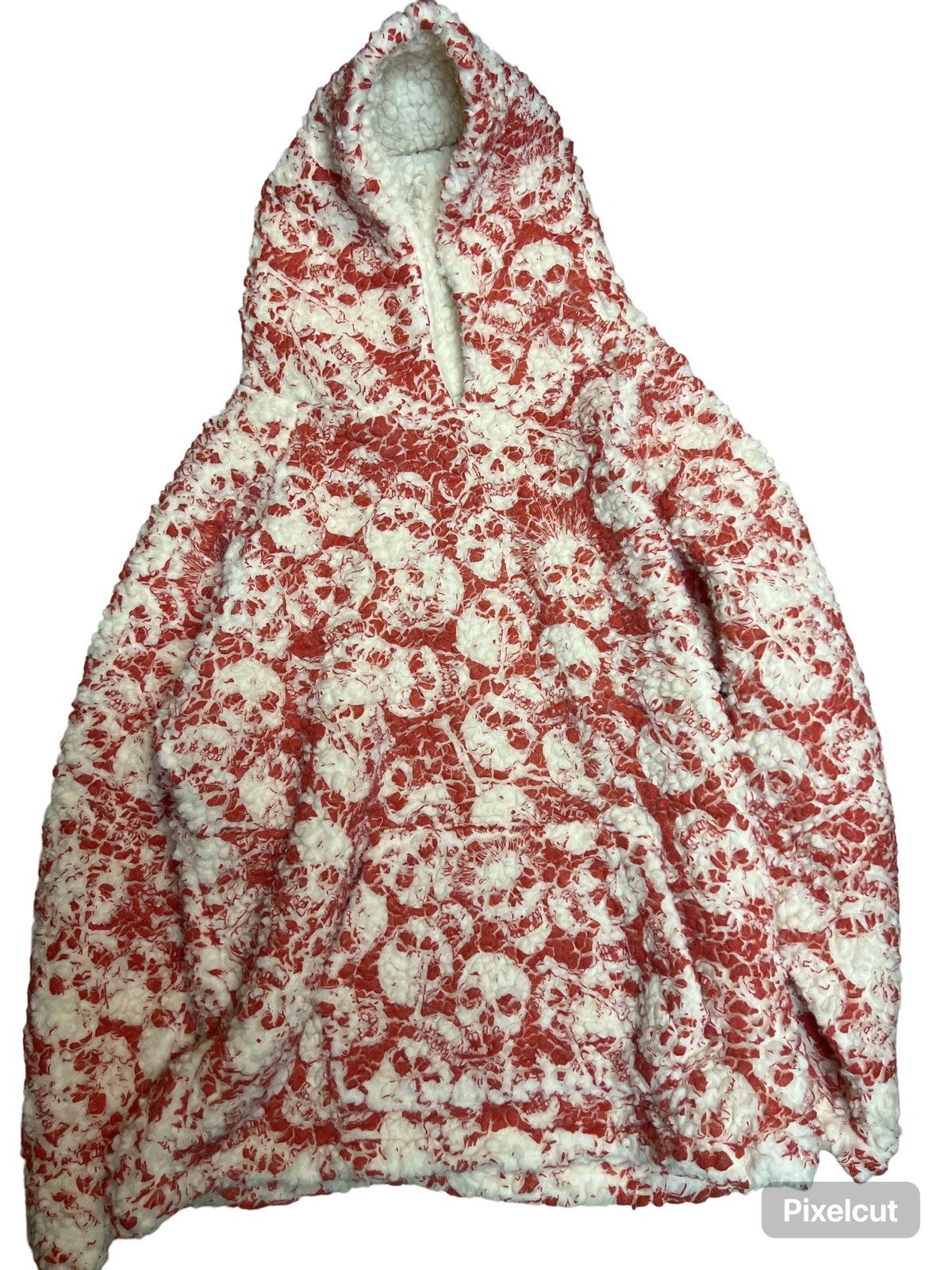 ERL Erl Skull-Printed Long Sleeved Fleece Hoodie Size US XL / EU 56 / 4 - 1 Thumbnail