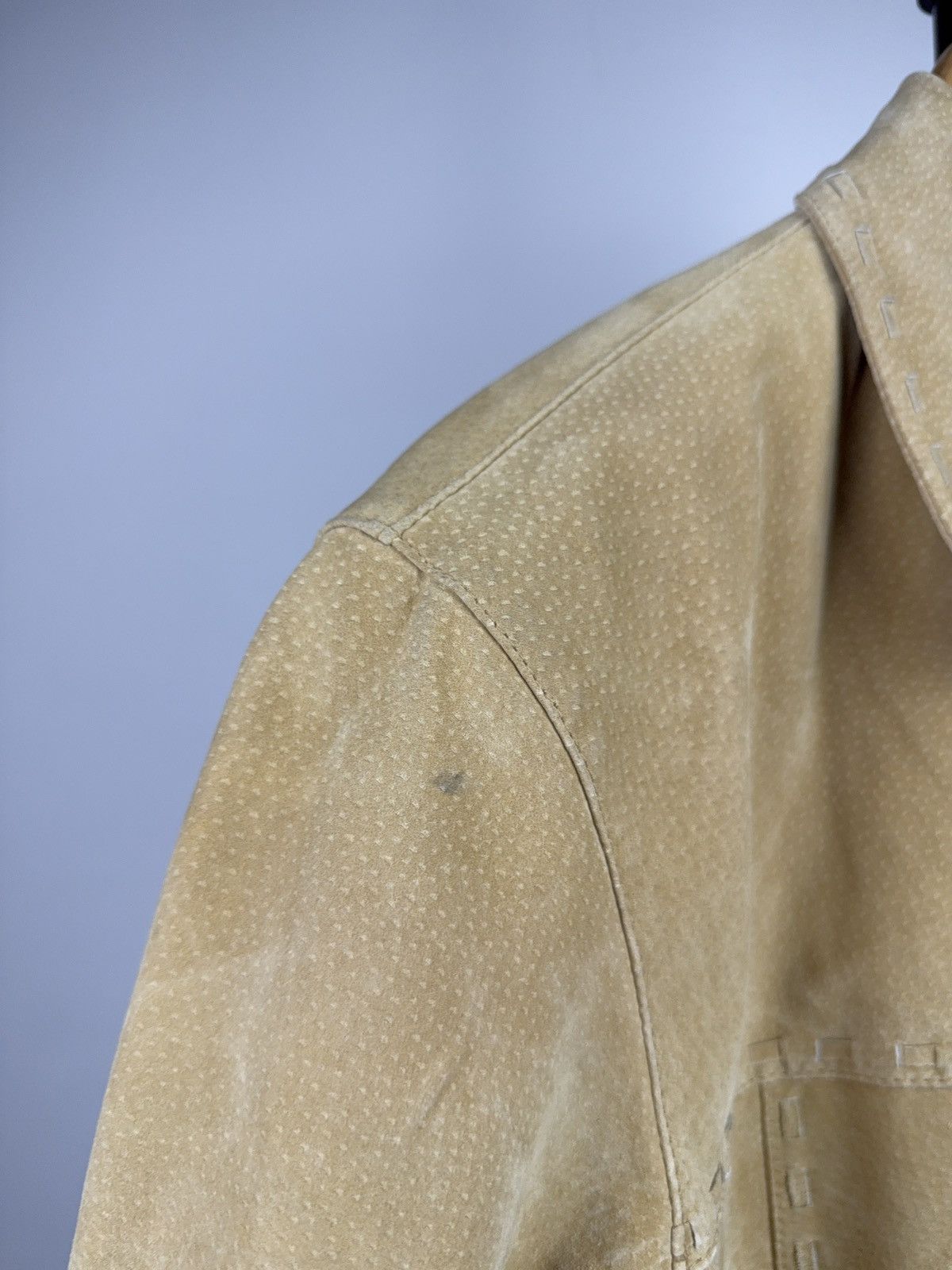 Vintage Vintage 90s Avant Garde Leather Biker MOTO Y2K Jacket Size US M / EU 48-50 / 2 - 11 Thumbnail