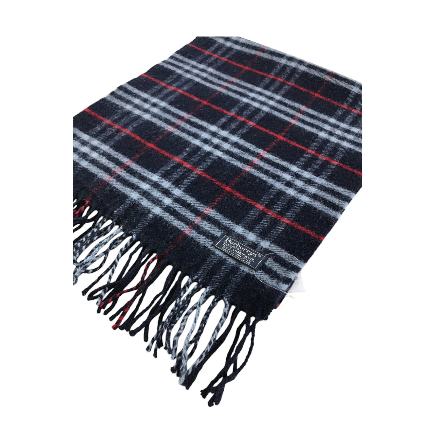 Burberry × Vintage Burberry Scarf / Muffler / Neckwear - WW2454 Size ONE SIZE - 3 Thumbnail