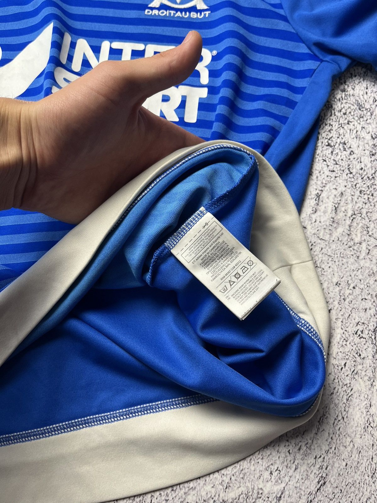 Adidas Vintage Adidas 2015/16 Olympique de Marseille Third Shirt Size US S / EU 44-46 / 1 - 18 Thumbnail