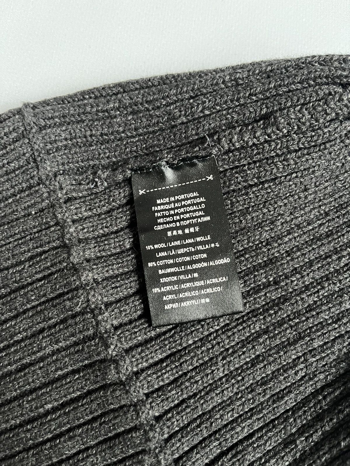 Dirk Bikkembergs × Japanese Brand Dirk Bikkembergs Men Grey Beanie Cotton Wool Hat Size ONE SIZE - 9 Thumbnail
