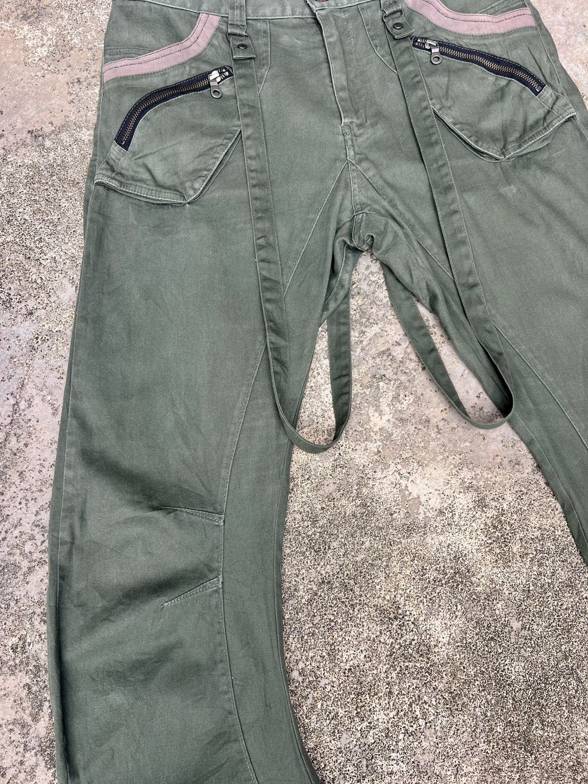 If Six Was Nine × Japanese Brand × PPFM VINTAGE PPFM BONDAGE CARGO PANTS Size US 33 - 4 Thumbnail