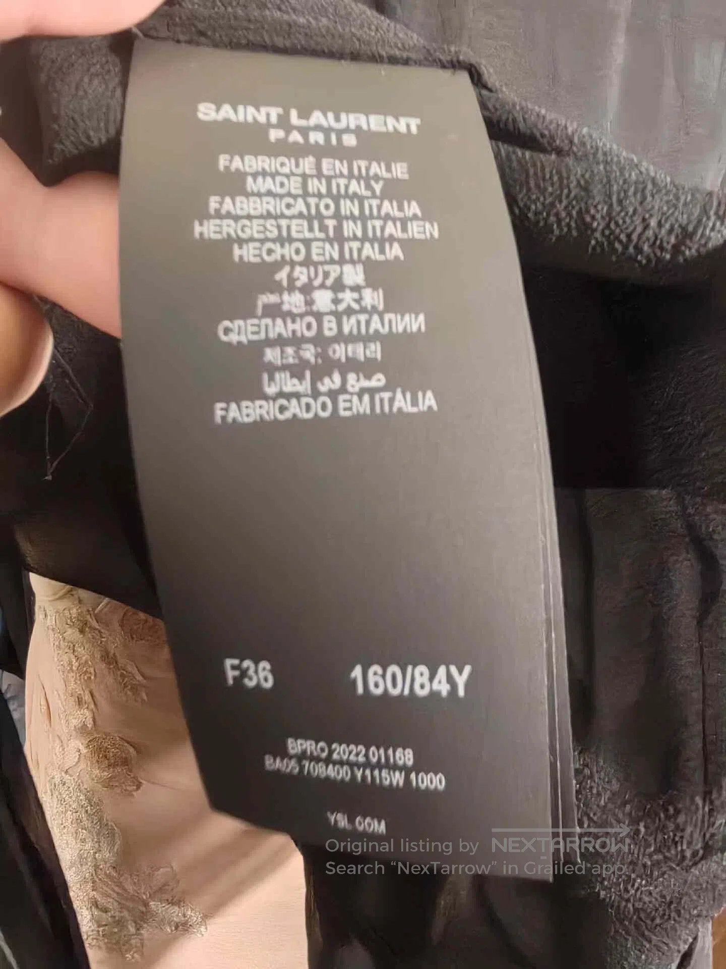 Saint Laurent Paris Saint Laurent Sheer Tie Neck Blouse. Size XS / US 0-2 / IT 36-38 - 5 Thumbnail