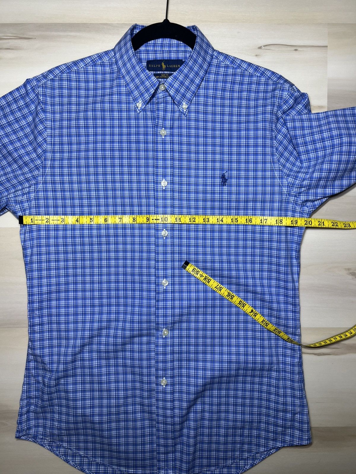 Denim & Supply Ralph Lauren × Polo Ralph Lauren × Ralph Lauren Polo Ralph Lauren Slim Fit Plaid STRETCH Cotton Shirt Sz M Size US M / EU 48-50 / 2 - 8 Thumbnail
