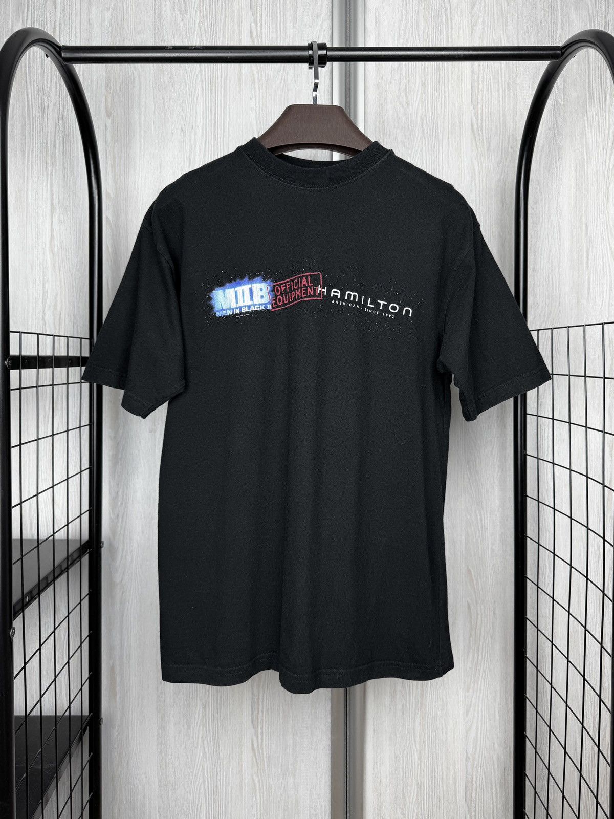 Hamilton Vintage 2002 Men In Black 2 Movie Promo Tee MIB Will Smith Size US L / EU 52-54 / 3 - 1 Thumbnail