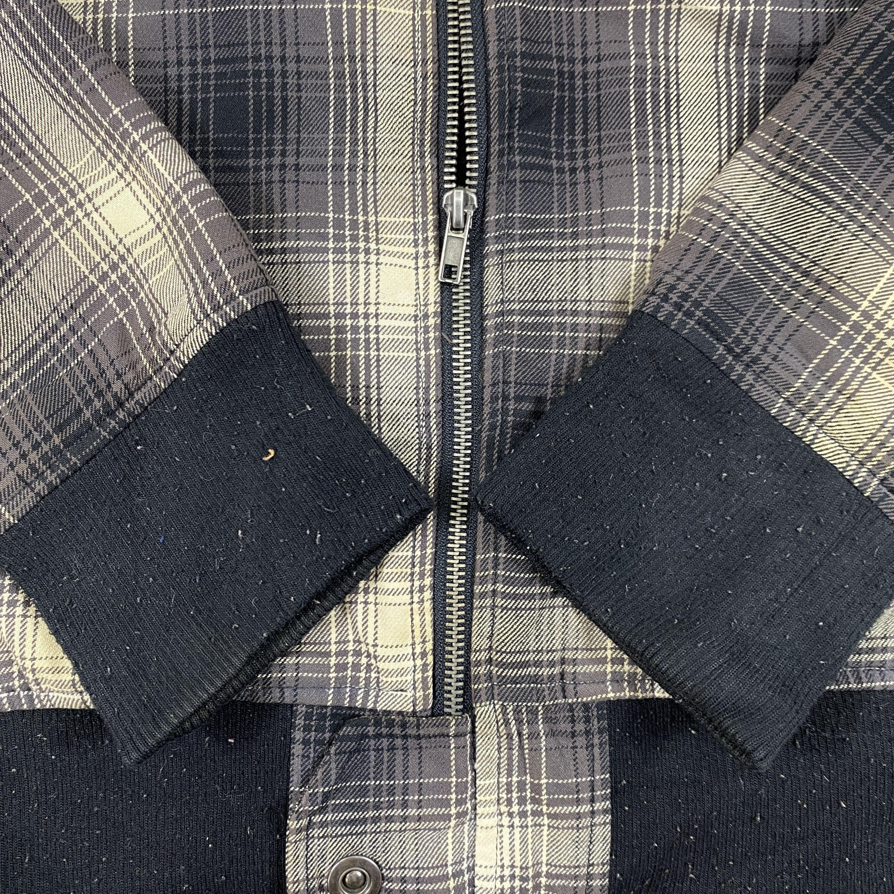 Japanese Brand Soveso Plaid Zipper Jacket- J432 Size US S / EU 44-46 / 1 - 9 Thumbnail