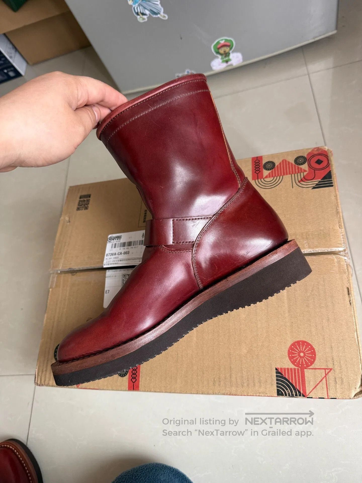Other Holwen Genuine Leather Engineer Boots. Size US 6 / EU 39 - 5 Thumbnail