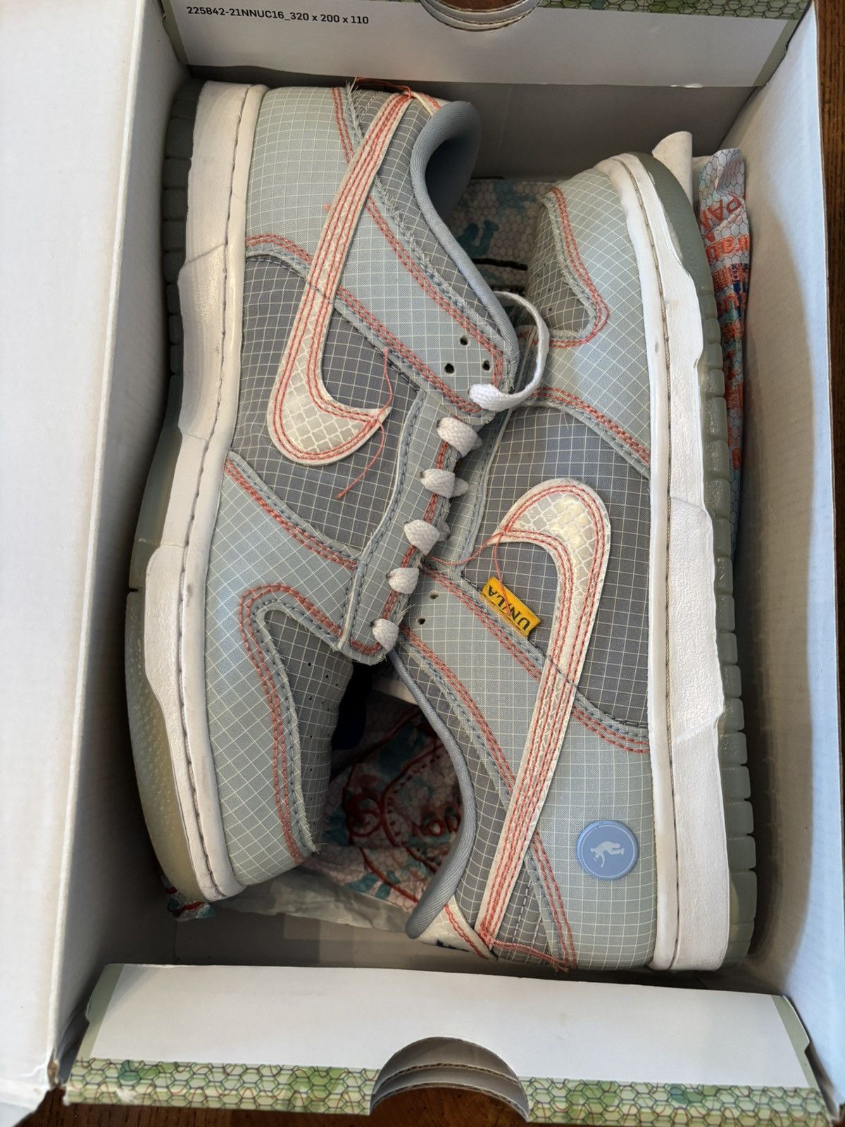 Nike Union LA x Nike Dunk Low ‘Passport Pack - Argon' Size US 7.5 / EU 40-41 - 9 Thumbnail