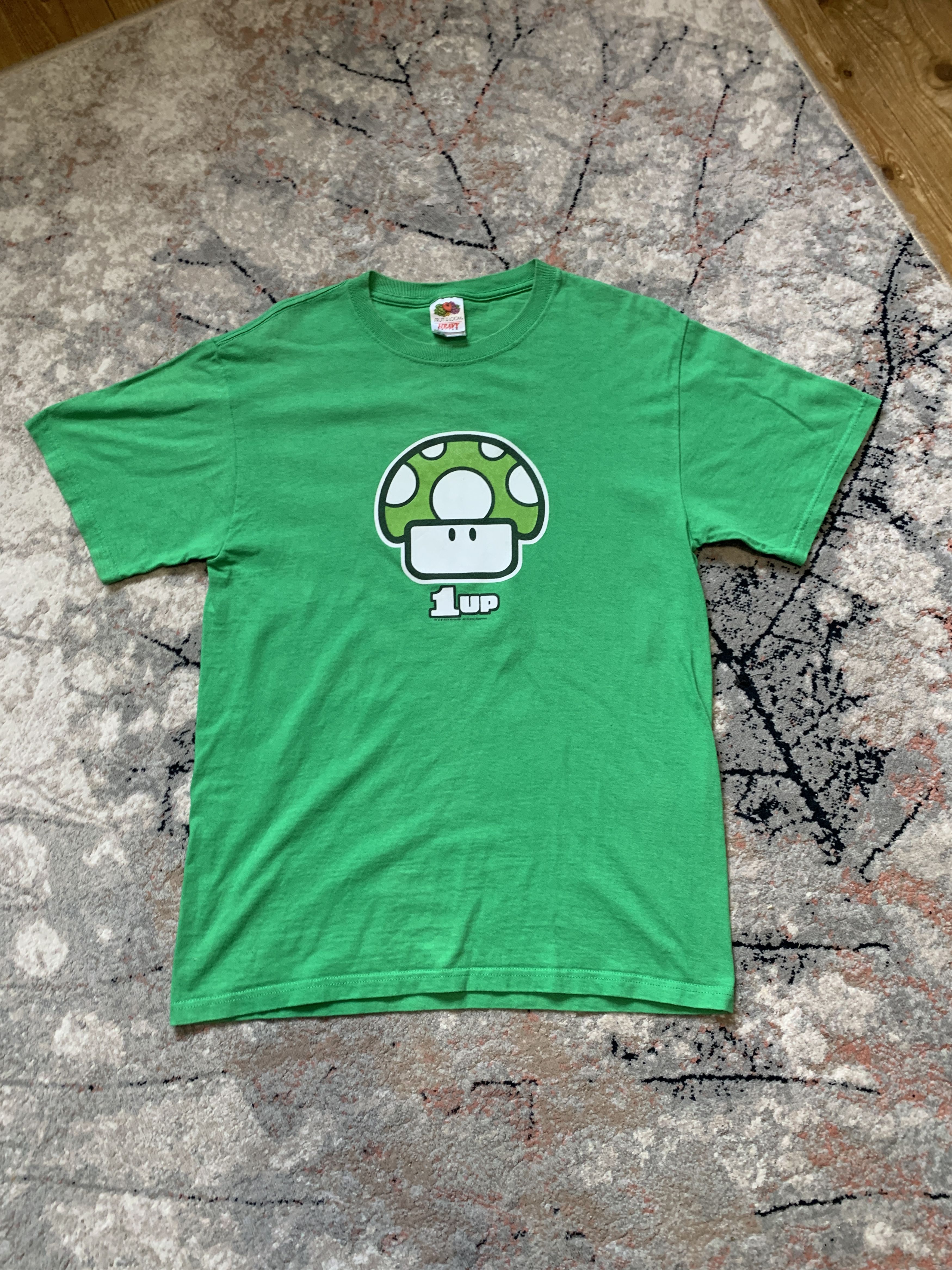 Fruit Of The Loom × Nintendo × Vintage Vintage 1 UP Nintendo 2004 Tee Size US M / EU 48-50 / 2 - 2 Thumbnail