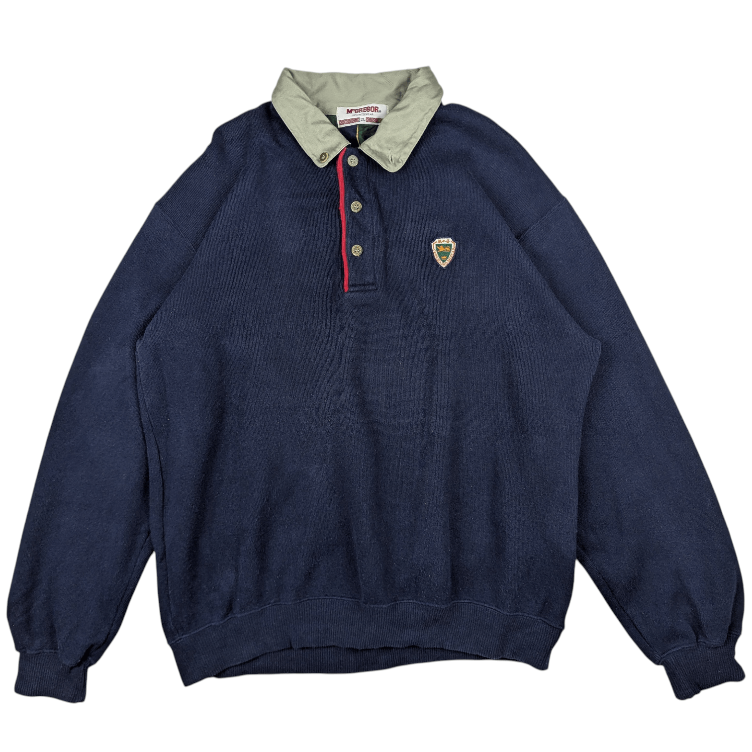 McGregor Vintage 90's MCGREGOR Sportswear Retro Classic Sweatshirts Size US XL / EU 56 / 4 - 3 Thumbnail