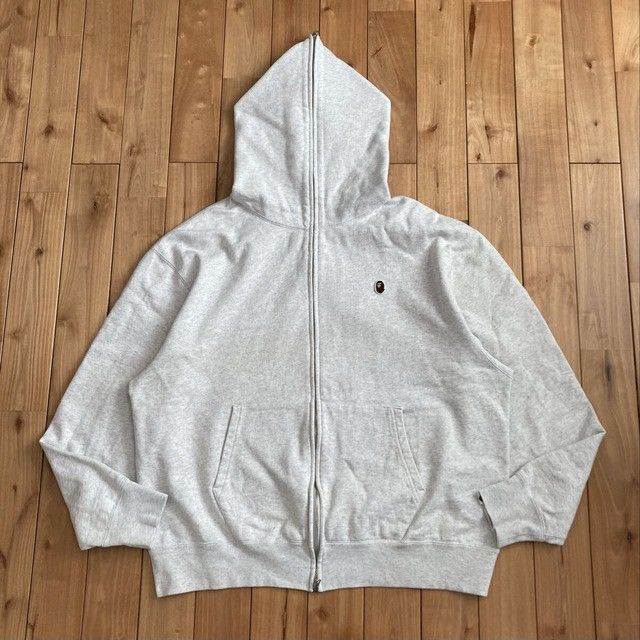 Bape BAPE head logo full zip hoodie a bathing ape Size US XL / EU 56 / 4 - 2 Thumbnail