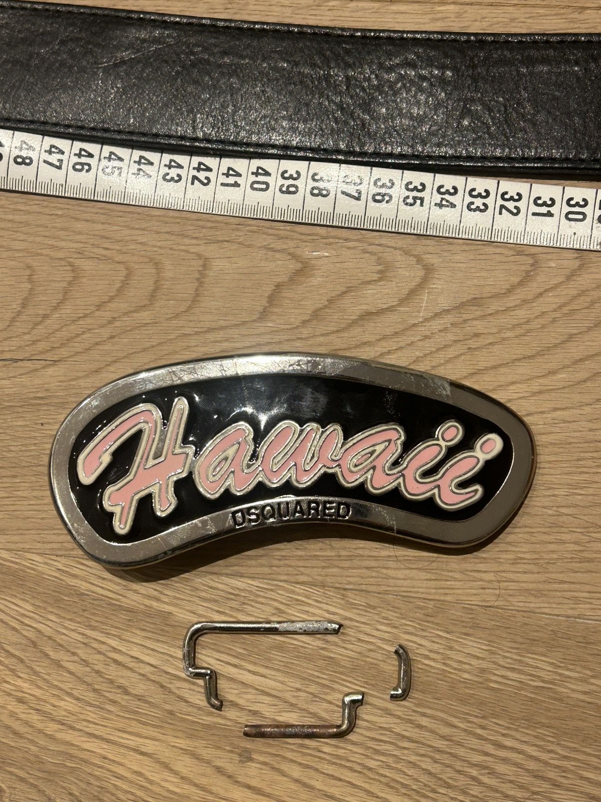Dsquared2 DSquared2 Leather XLarge Enamel Buckle to repair Size 34 - 6 Thumbnail