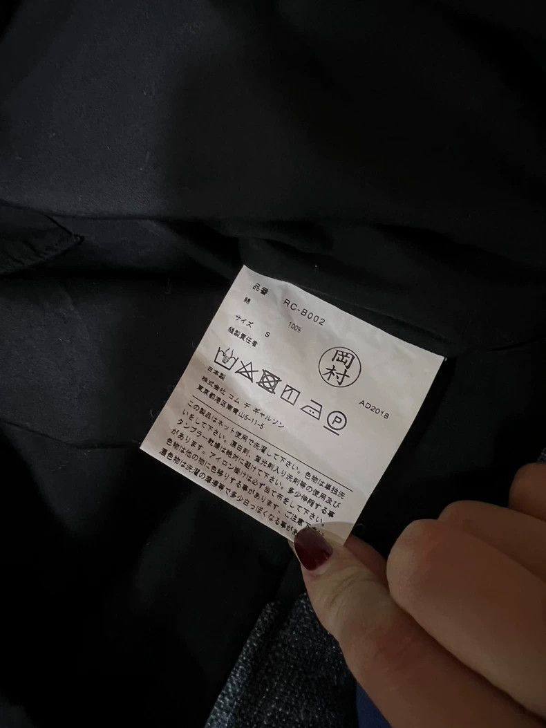Comme des Garcons Comme Des Garcons Doll collar black pure cotton shirt 2504- Size S / US 4 / IT 40 - 3 Thumbnail