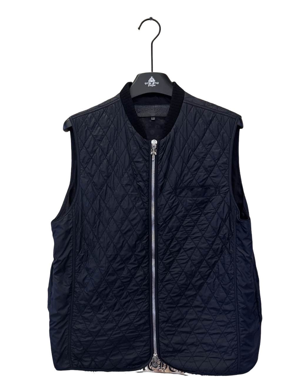 トップス 90s Chrome Hearts Cross Ball Button Vest Chrome Hearts