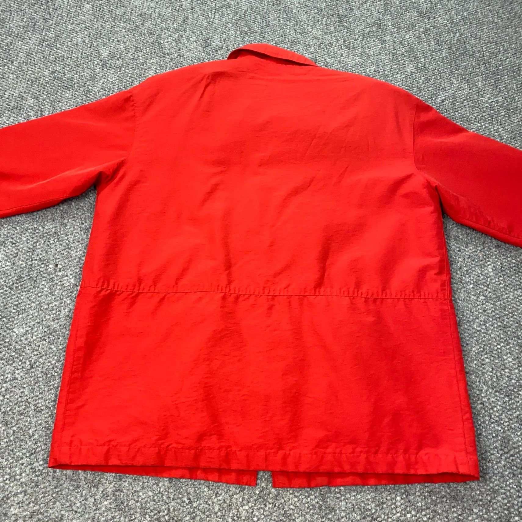 Talbots Talbots Windbreaker Jacket Womens Small Red Shoulder Pads Full Zip Lined Size S / US 4 / IT 40 - 5 Thumbnail