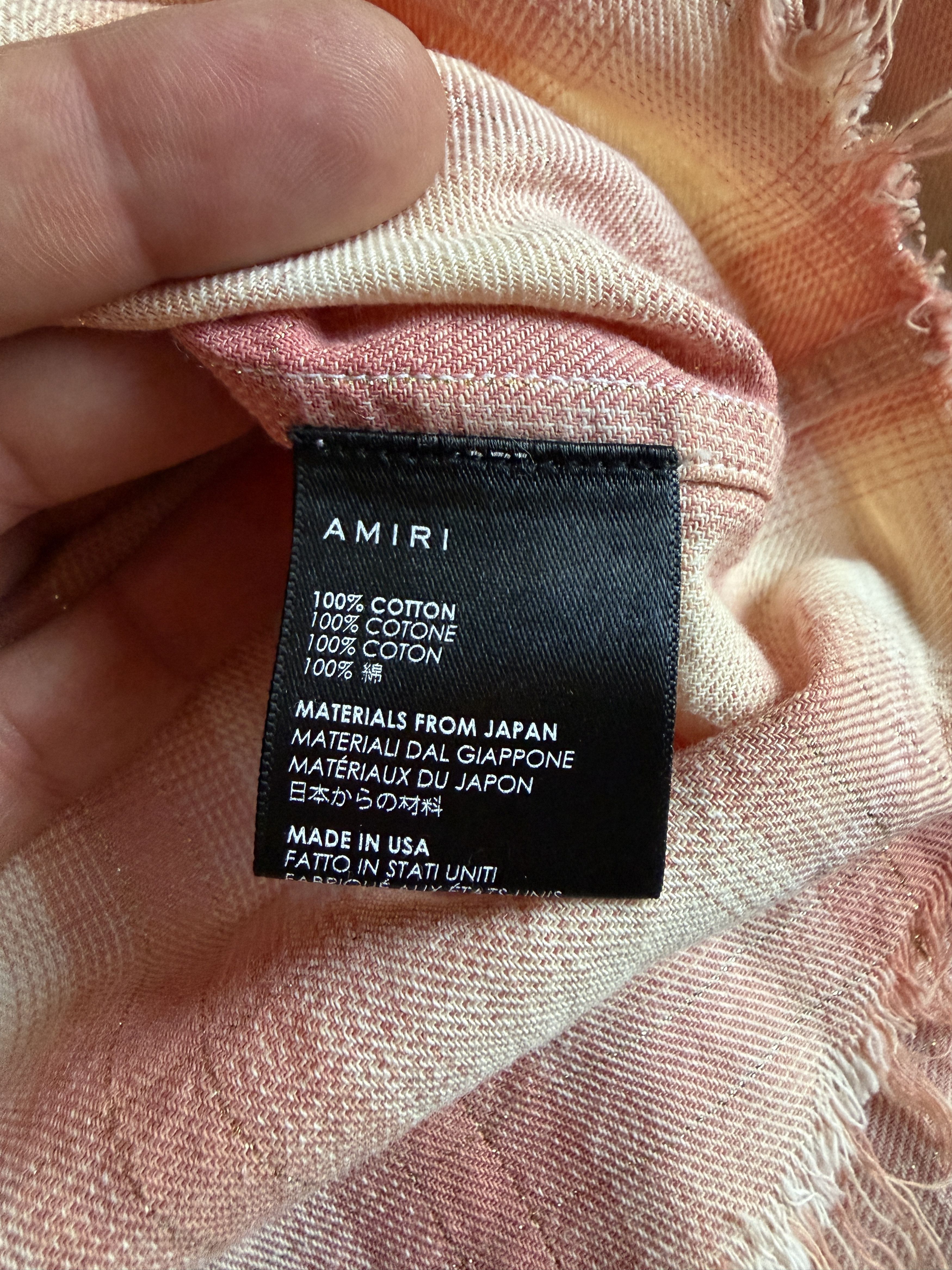 Amiri Amiri Plaid Print Long Sleeve Western Shirt XL Size US XL / EU 56 / 4 - 5 Thumbnail
