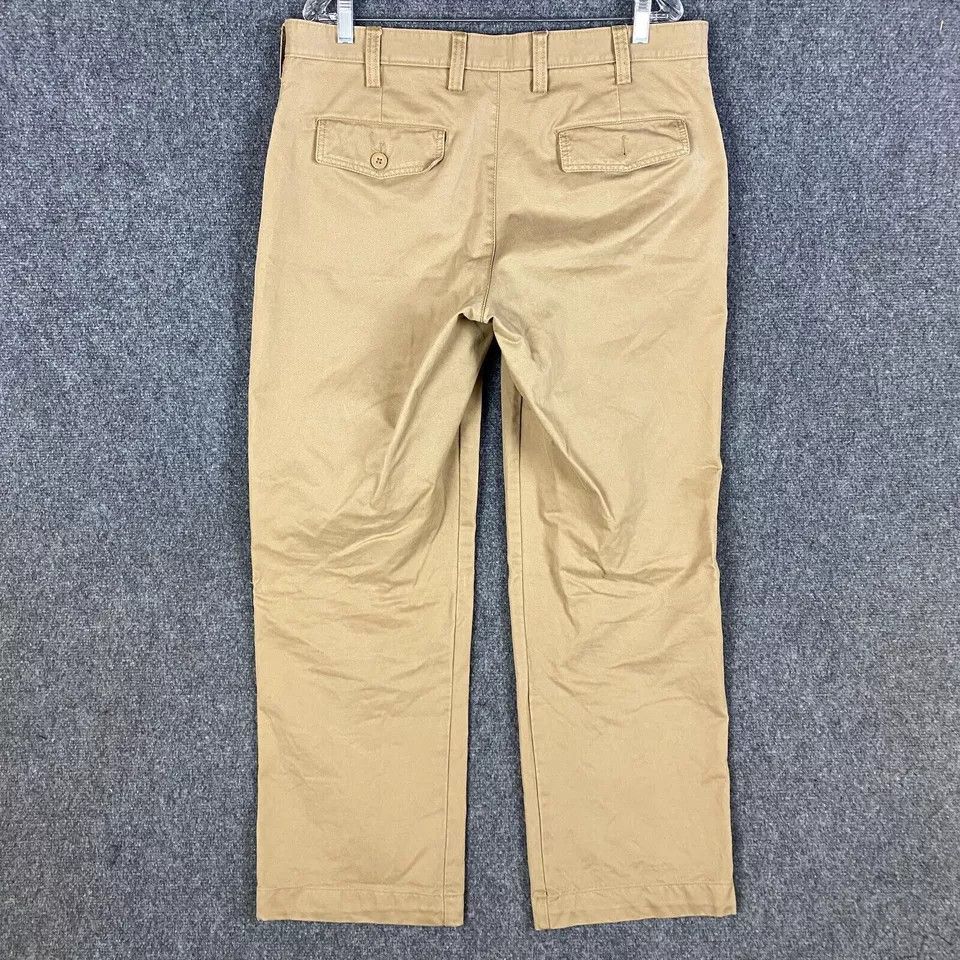 Eddie Bauer Eddie Bauer Chino Pants Men's 36x32 Cotton Beige Adults Size US 36 / EU 52 - 6 Thumbnail