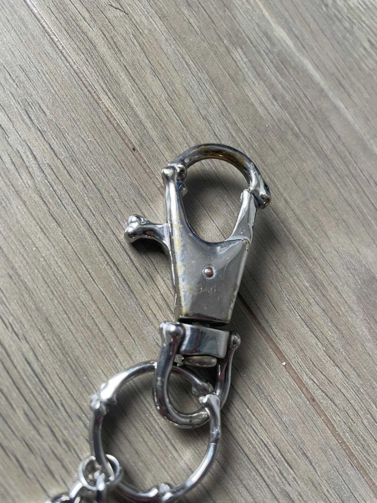 Takahiromiyashita The Soloist. Bone Shaped ring loop chain Size ONE SIZE - 4 Thumbnail