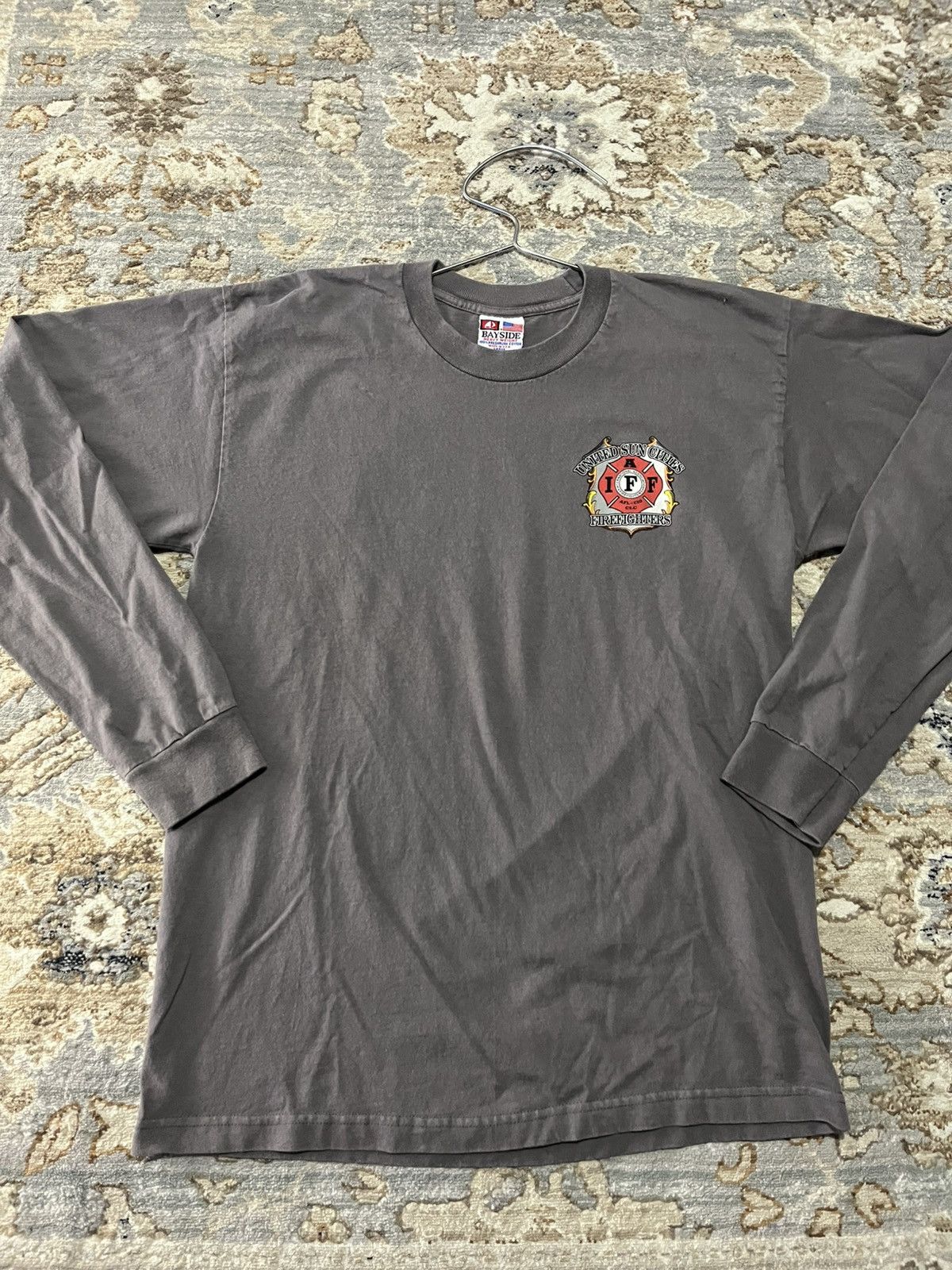 Vintage UNITED SUN CITIES FIREFIGHTERS GRAPHIC SUNFADED LONGSLEEVE L Size US L / EU 52-54 / 3 - 4 Thumbnail