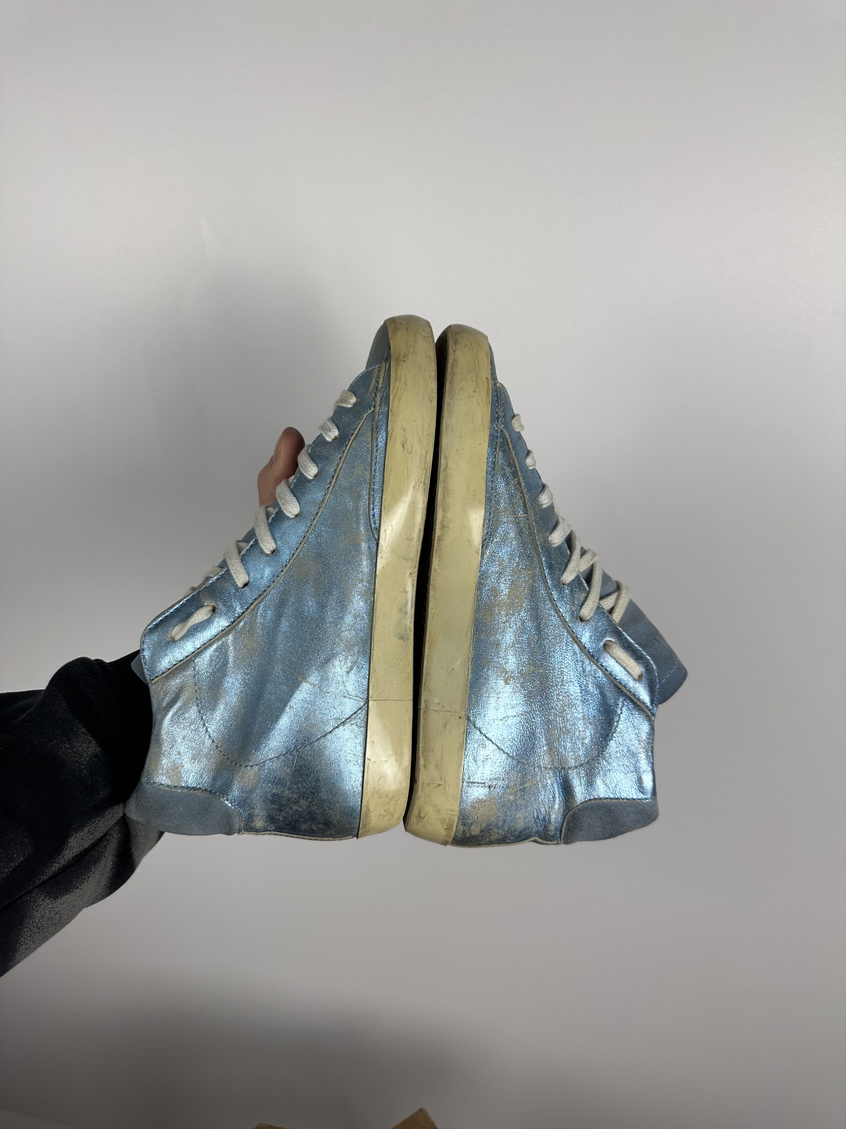 Philippe Model Philippe Model Women Sneakers NIB Classic H D Mixage Blue 39 Size US 9 / IT 39 - 7 Thumbnail