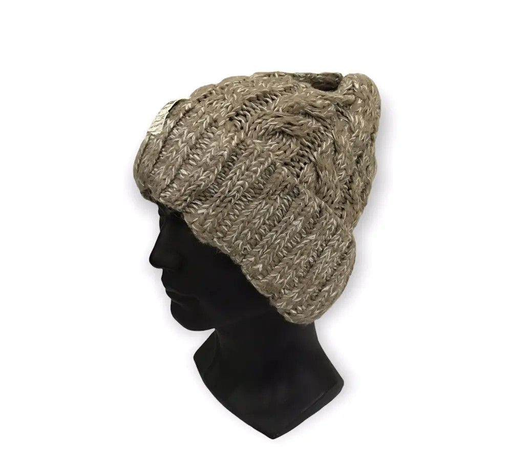 Japanese Brand × Vintage Plain Knit Beanie Hat Size ONE SIZE - 1 Thumbnail