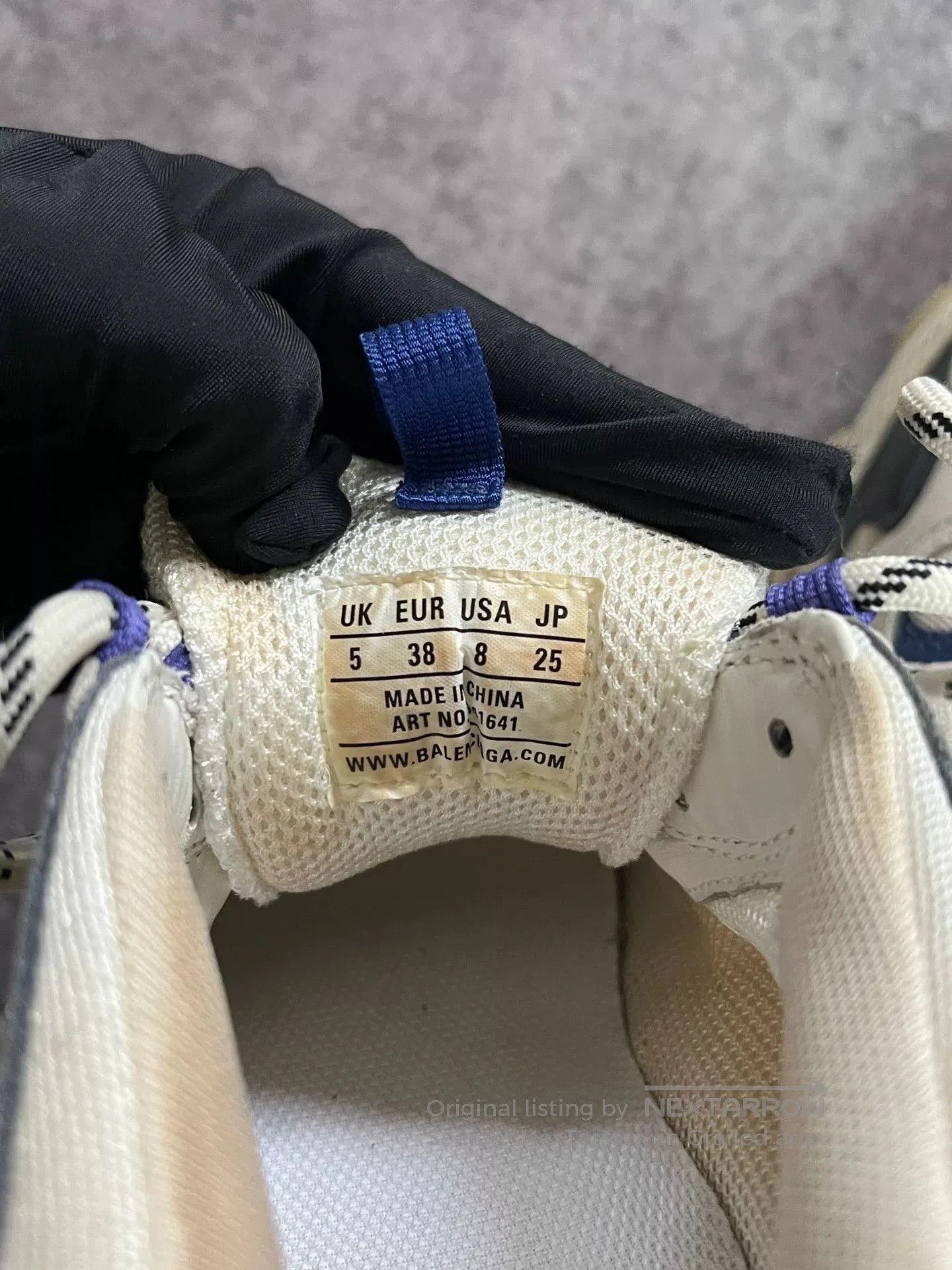 Balenciaga balenciaga white and purple dad sneakers. Size US 6 / EU 39 - 6 Thumbnail