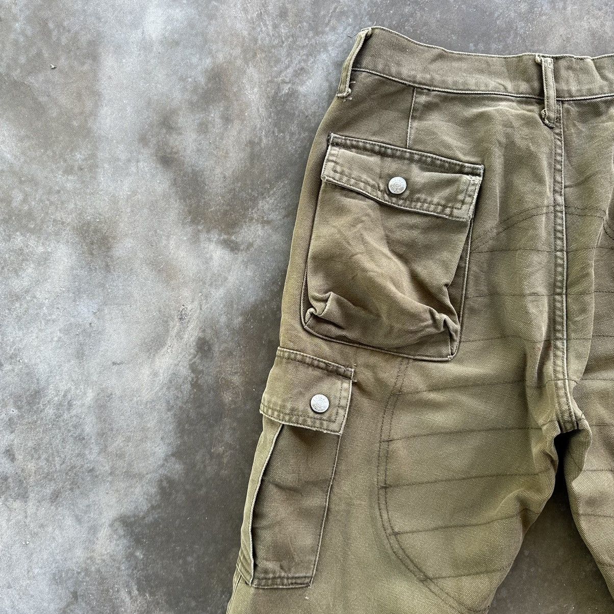 Avirex 🔥W27x33 Avirex USA Distressed Tactical Cargo Pant Size US 27 - 13 Thumbnail