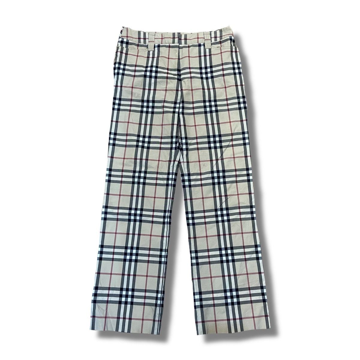 Burberry Burberry Nova Check Long Pants Size 27" / US 4 / IT 40 - 1 Thumbnail