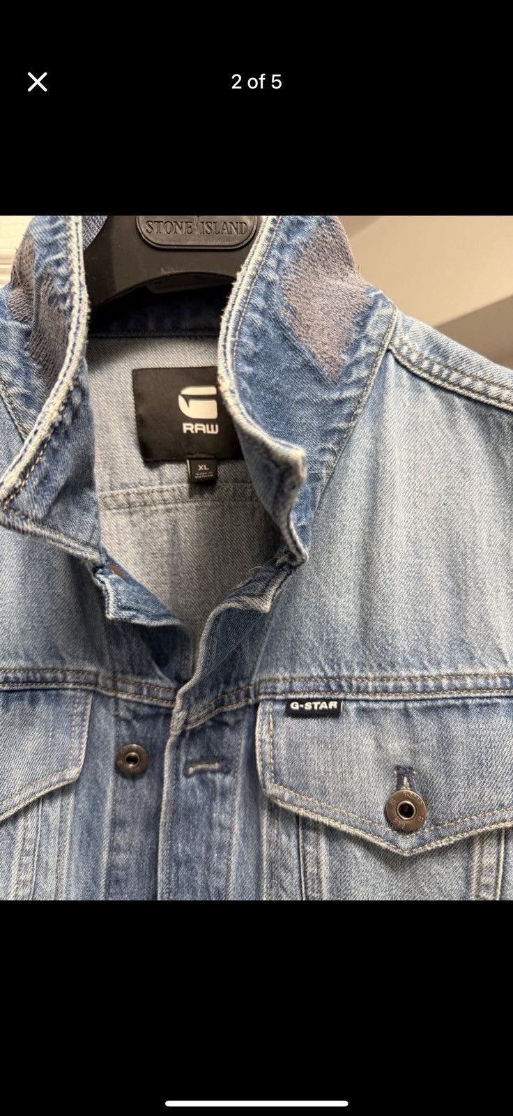G-Star G-Star Vintage Denim Jacket Size US XL / EU 56 / 4 - 2 Thumbnail