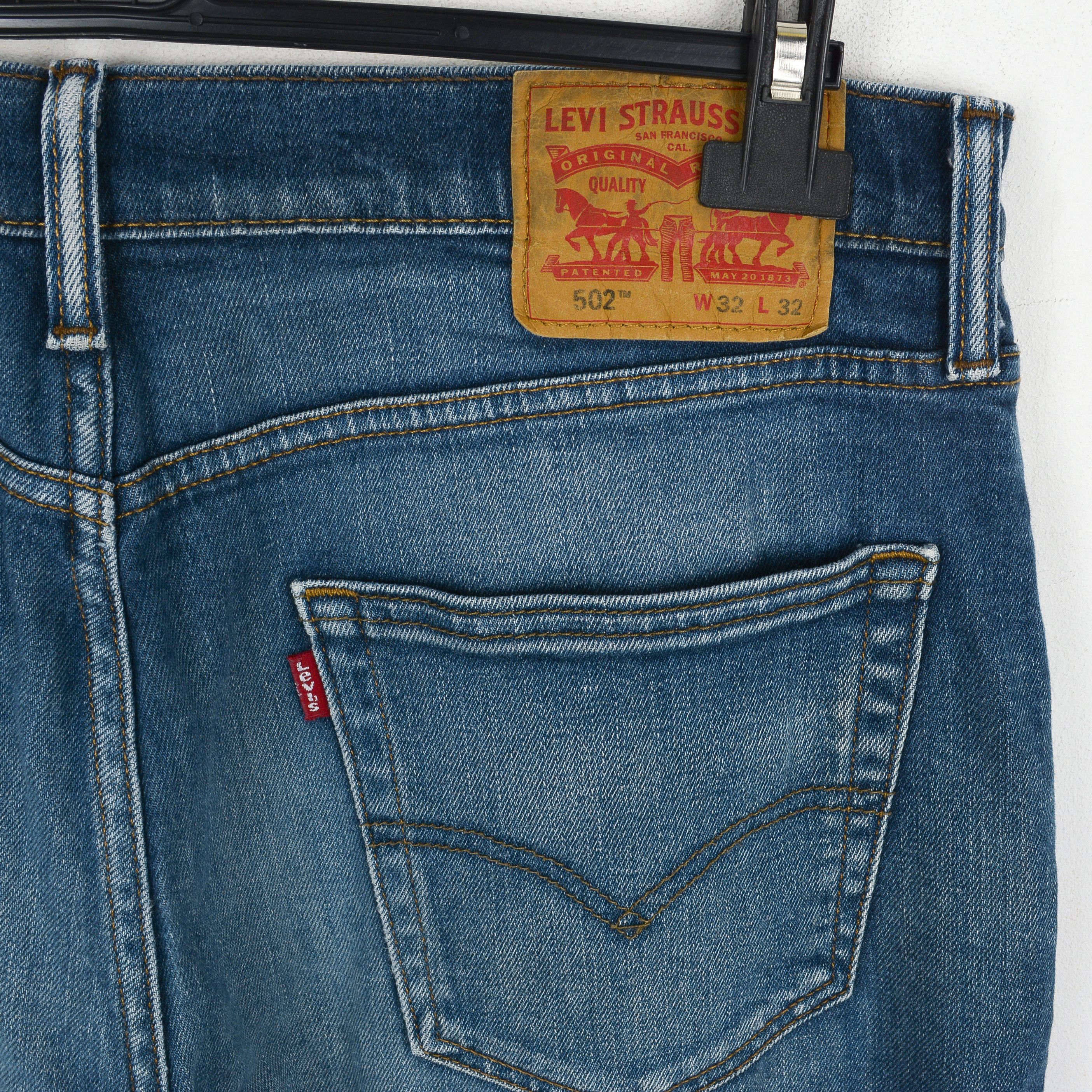 Levi's Mens 502 W32 L32 Regular Tapered Jeans Denim Pants Trousers Size US 32 / EU 48 - 4 Thumbnail