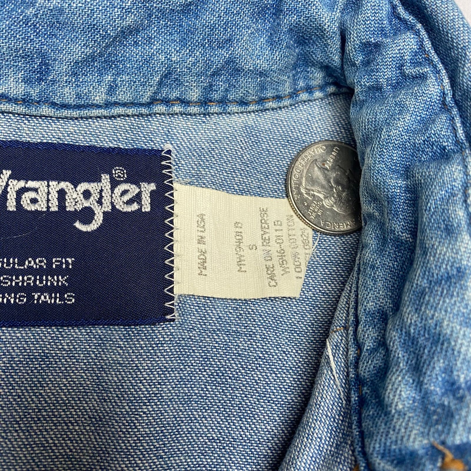 Vintage × Wrangler Vintage 1994 Wrangler NFR National Finals Rodeo Denim Small Size US S / EU 44-46 / 1 - 5 Thumbnail