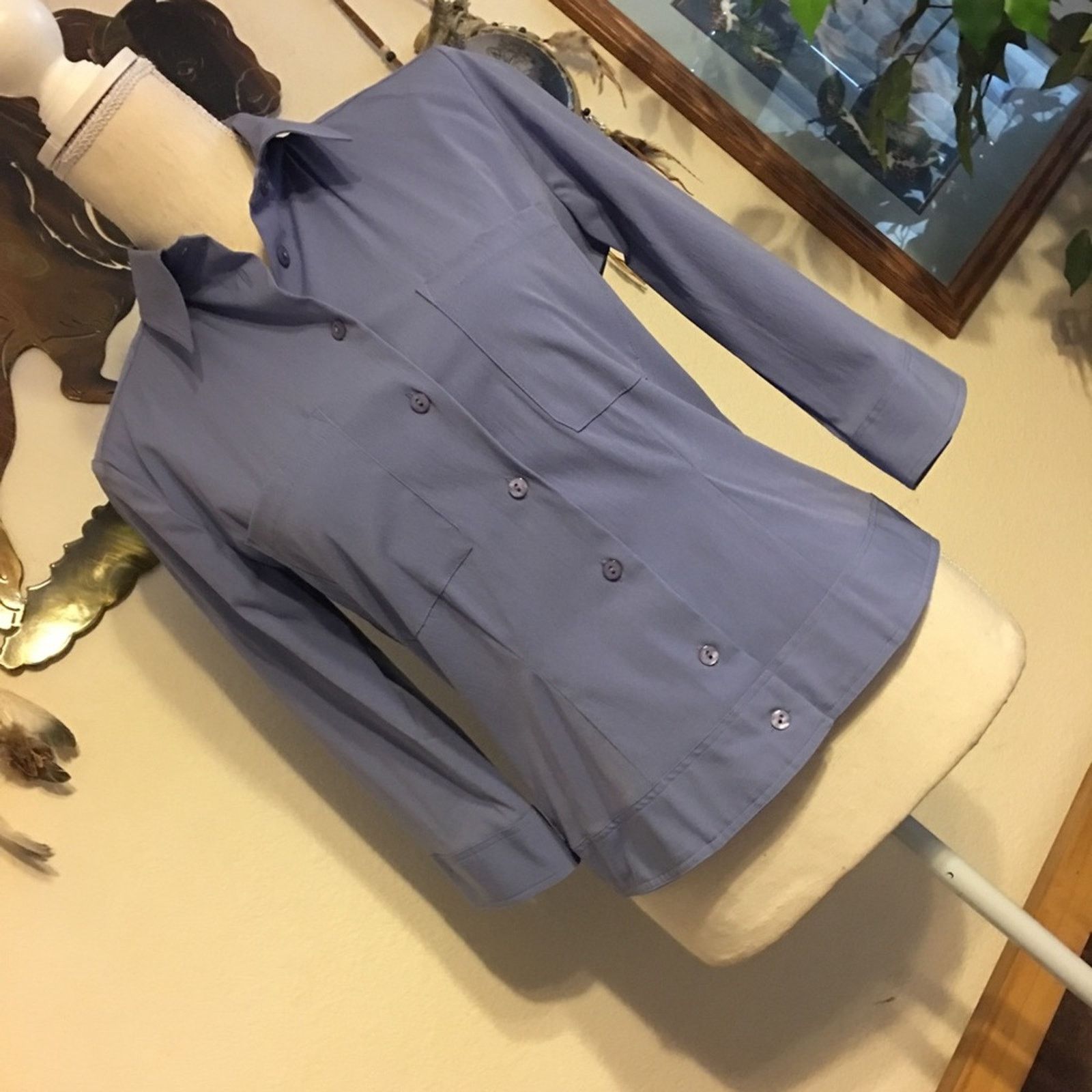 Vintage Hillard & Hansen button front shirt NWT XS Size XS / US 0-2 / IT 36-38 - 2 Thumbnail