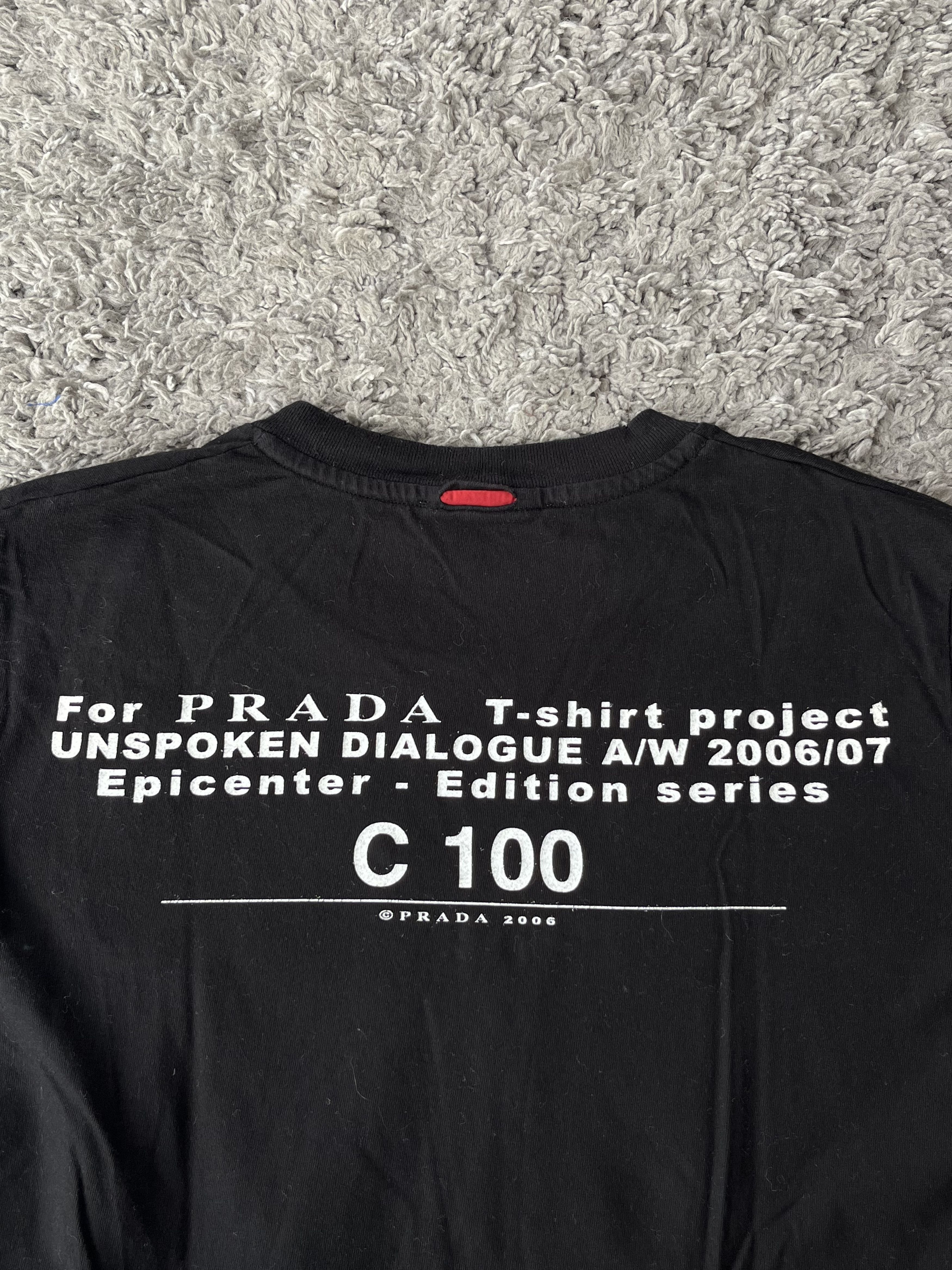 Prada PRADA Super Rare T-shirt UNSPOKEN DIALOGUE A/W 2006/07 Size M / US 6-8 / IT 42-44 - 4 Thumbnail
