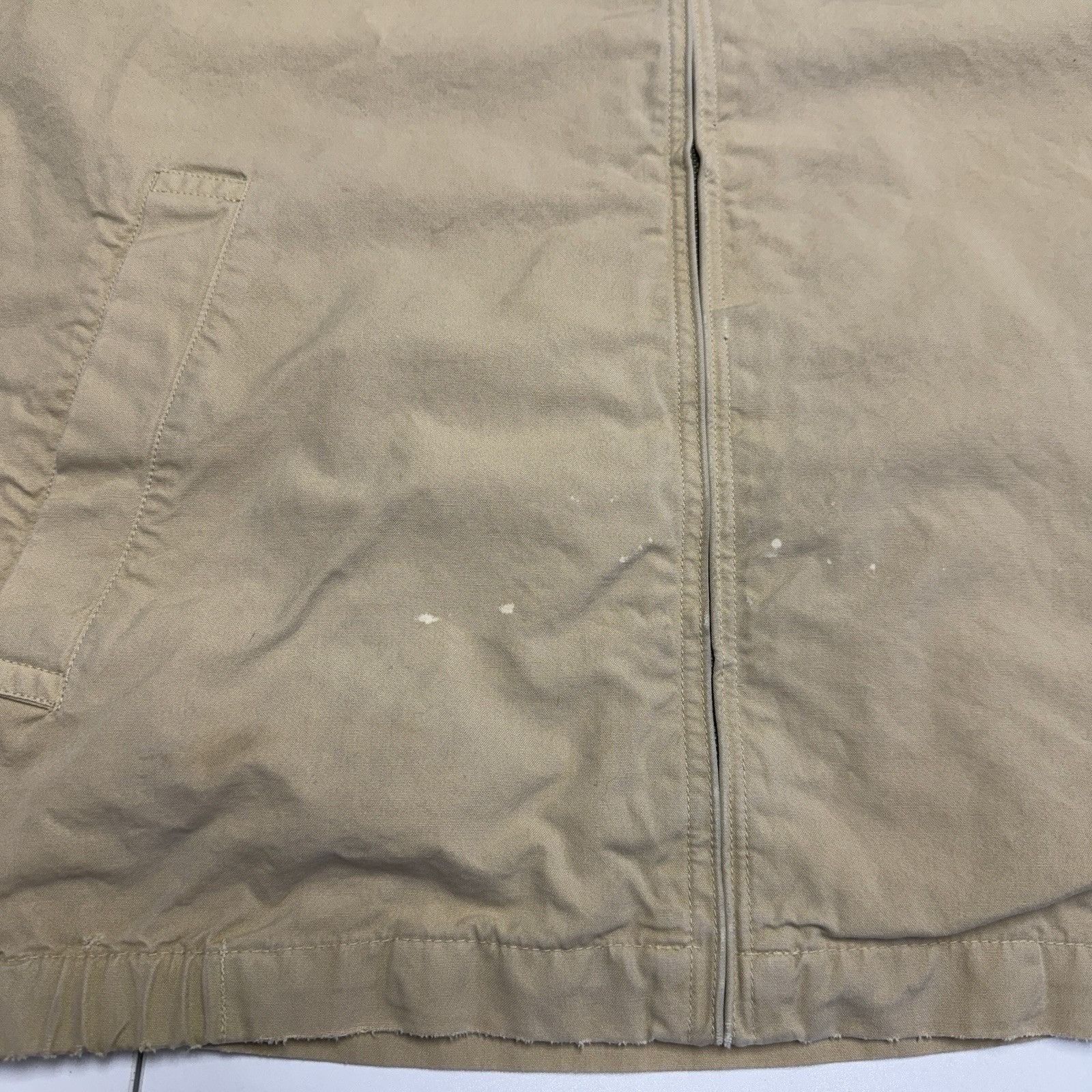 Nautica Vintage Nautica Jacket Mens Large 27x27 Beige Full Zip Colla Size US L / EU 52-54 / 3 - 7 Thumbnail