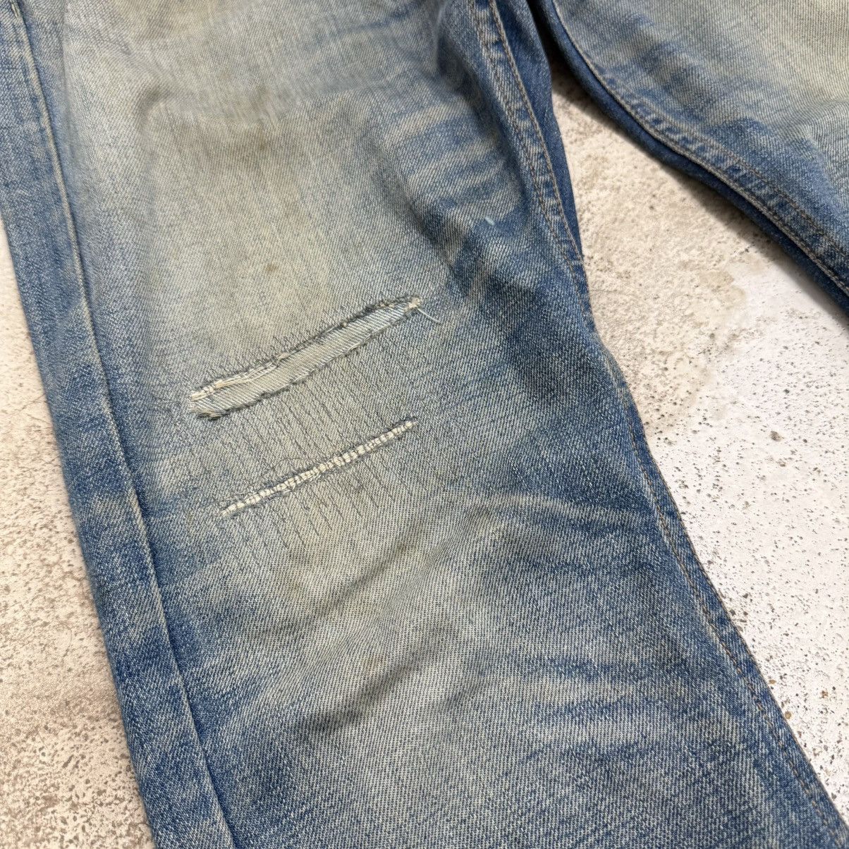 NSF NSF Muddy Distressed Slim Fit Buttonfly Denim Pants Size US 31 - 6 Thumbnail