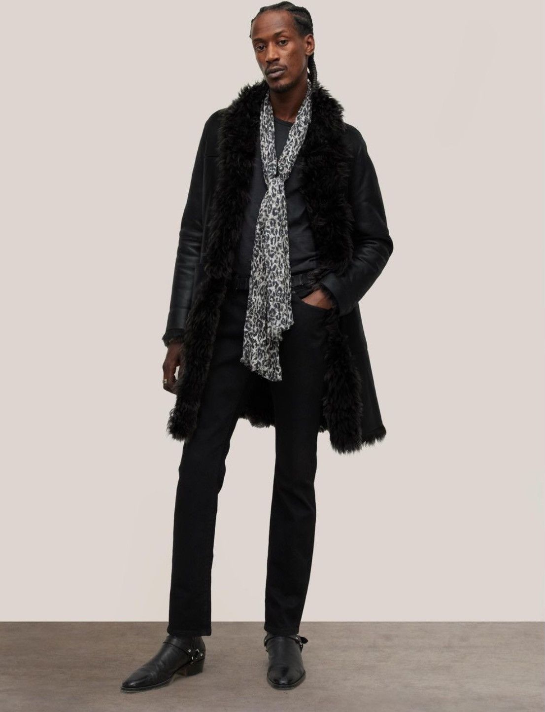 John Varvatos Reversible Shearling Coat. 54 Size US L / EU 52-54 / 3 - 6 Thumbnail